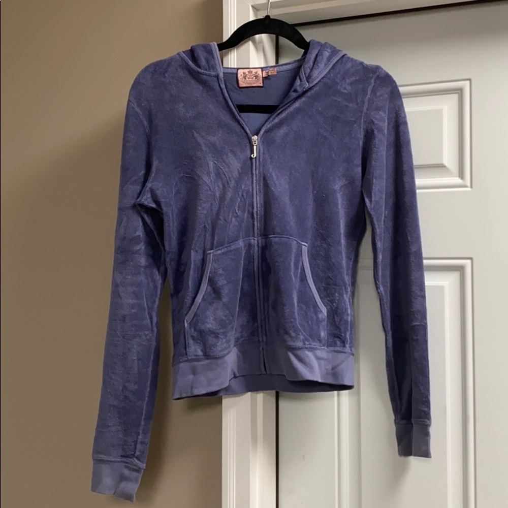 Terry cloth zip up